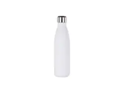 17oz/500ml Powder Coated Stainless Steel Cola Bottle(White) 
