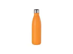 17oz/500ml Powder Coated Stainless Steel Cola Bottle(Orange) 