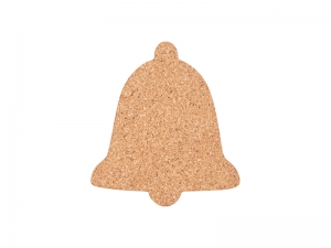 Laserable Blanks Bell Shape Cork Coaster