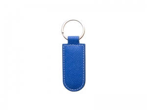 PU Leather Key Chain(Arc,Blue)