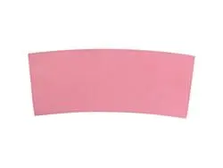 Laserable Leather Sleeve for Tumbler(Pink /Black,27.5*25*10cm)