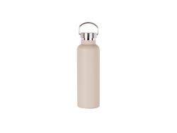 750ml/25oz Powder Coated Stainless Steel Bottle (Light Green)