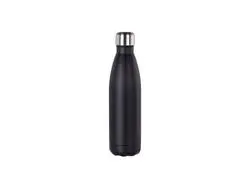 17oz/500ml Powder Coated Stainless Steel Cola Bottle(Black) 