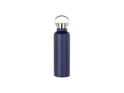 750ml/25oz Powder Coated Stainless Steel Bottle (Dark Blue)