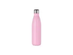 17oz/500ml Powder Coated Stainless Steel Cola Bottle(Pink) 
